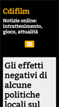 Mobile Screenshot of cdifilm.it
