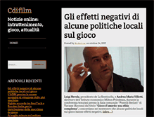 Tablet Screenshot of cdifilm.it